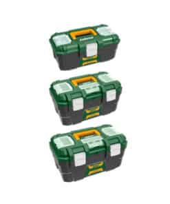 Juego Set Kit de 3 Cajas de Herramientas Plásticas 13" 16" 19" Jadever JDTB4103