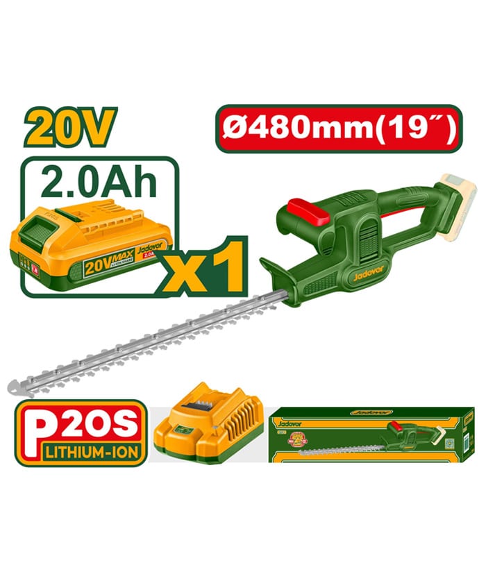 CortaCerco Corta Cercos a Batería Inalámbrico 20V Jadever Verde Amarillo JDLYP5181-4
