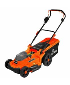 Máquina Cortadora de Pasto Césped 2 en 1 Trituradora y Cortadora A Batería Inalámbrica 430mm Flex One 18V + 18V 36V Brushless Motor Sin Carbones Dowen Pagio 9993014