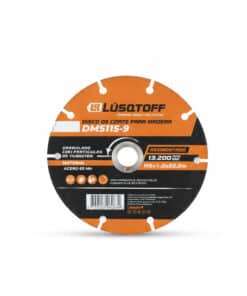 Disco 115mm De Corte Para Madera Segmentado Lusqtoff Naranja / Negro DMS115-9
