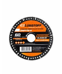 Disco 115mm De Corte Multipropósito Multimaterial Segmentado Lusqtoff Naranja / Negro DMP115-9