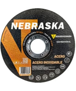 Disco Desbaste de Corte Para Metal Acero 115 x 5mm Nebraska NEDCD1155025