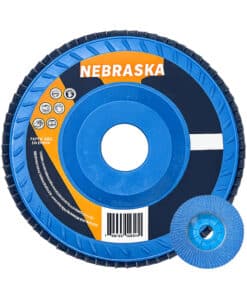 Disco Flap Zirconio Plano 115mm Grano 80 Nebraska NEDFZP115080