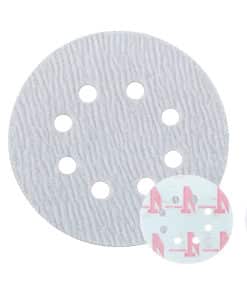 Disco Lija Con Velcro Anti Empaste Grano 400 125mm 5" Nebraska Abrojo NEDVB125400