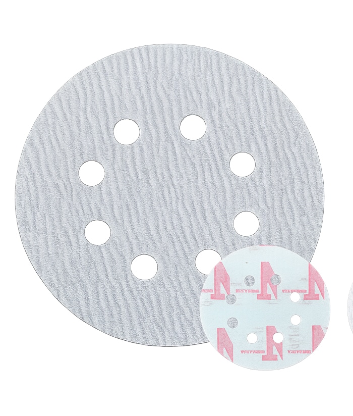 Disco Lija Con Velcro Anti Empaste Grano 60 125mm 5" Abrojo Nebraska NEDVB125060