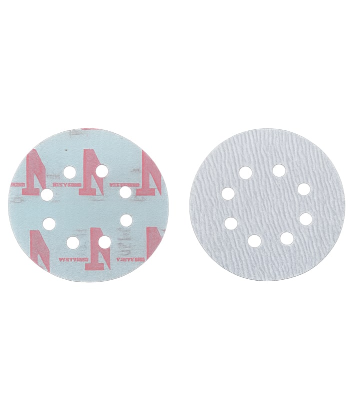 Disco Lija Con Velcro Anti Empaste Grano 60 125mm 5" Abrojo Nebraska NEDVB125060 - Imagen 2