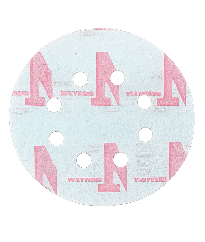 Disco Lija Con Velcro Anti Empaste Grano 60 125mm 5" Abrojo Nebraska NEDVB125060 - Imagen 3