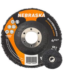 Disco Saca Pintura Abrasivo de Fibra Gruesa Para Amoladora 115mm Tipo ChauPint Nebraska NEDF115