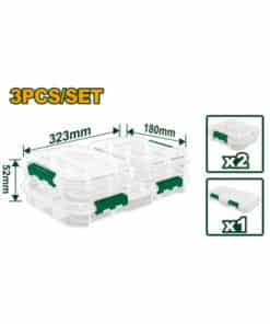 Juego Set Kit Maletines Organizadores de Herramientas x 3 piezas Jadever JDTB8343