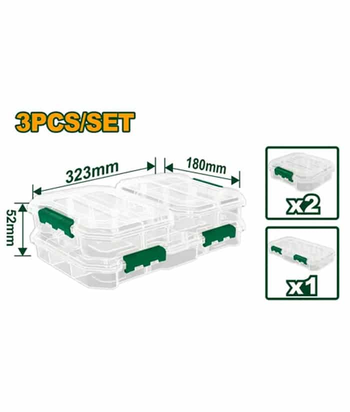 Juego Set Kit Maletines Organizadores de Herramientas x 3 piezas Jadever JDTB8343