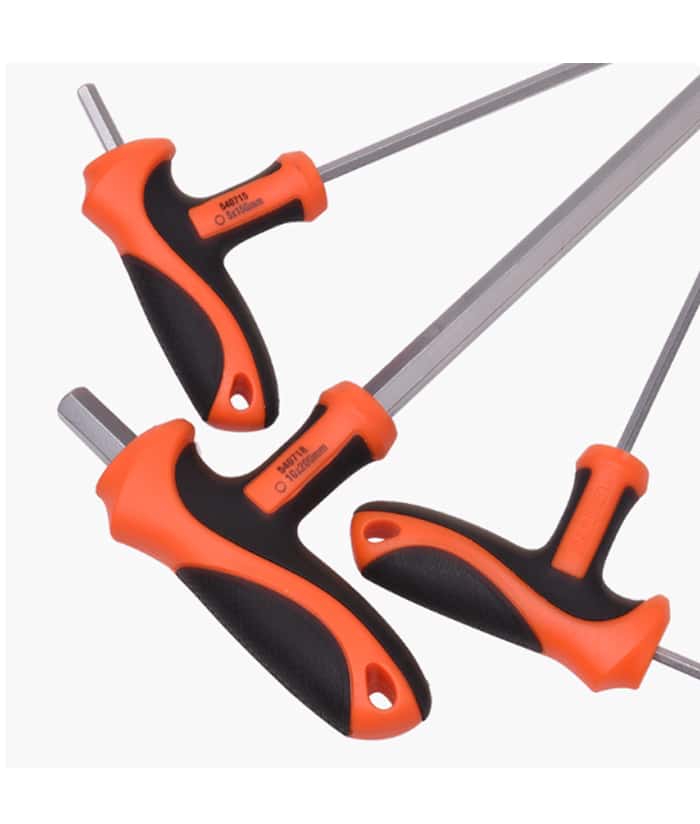 Bandeja Juego Set Kit Llaves Allen T Punta Bola x 8pzs Harden 520656 - Imagen 2