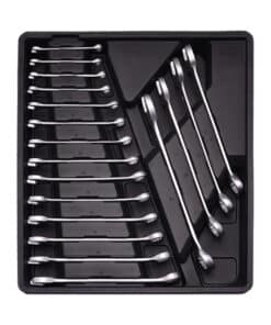 Bandeja Juego Set Kit Llaves Combinadas 6-24mm x 18pzs Harden 520655