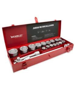 Alternative view of Juego Set Kit Caja de Tubos Bocallaves 3/4" en Pulgada SAE 21 Piezas Wembley 3628