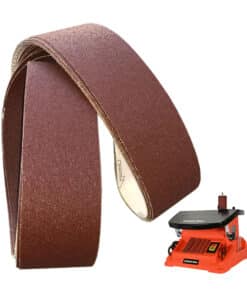 Juego Set Kit Lijas de Banda 610 x 10mm Grano #80 #120 x 2 Unidades Para Lijadora Combinada 9992924 Dowen Pagio R99929036