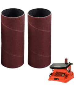Juego Set Kit Lijas de Rodillo 2" Grano #80 #120 x 2 Unidades Para Lijadora Combinada 9992924 Dowen Pagio R99929076