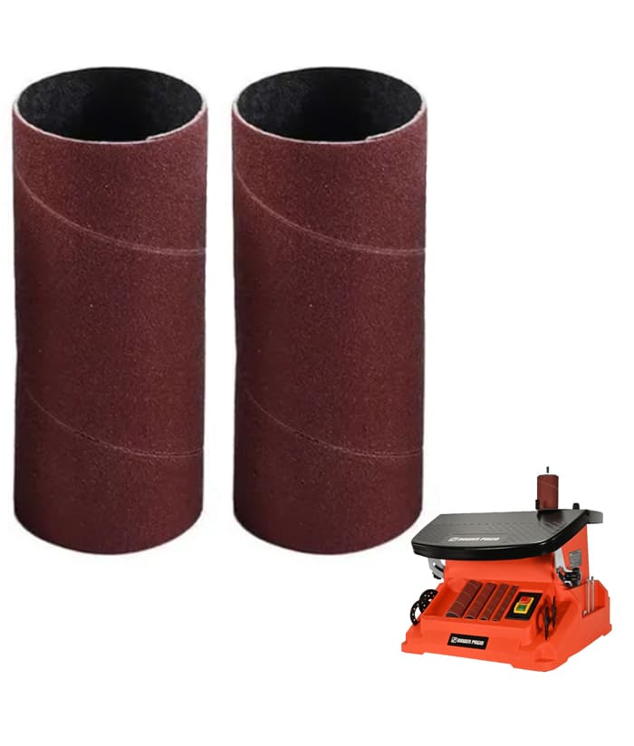 Juego Set Kit Lijas de Rodillo 2" Grano #80 #120 x 2 Unidades Para Lijadora Combinada 9992924 Dowen Pagio R99929076
