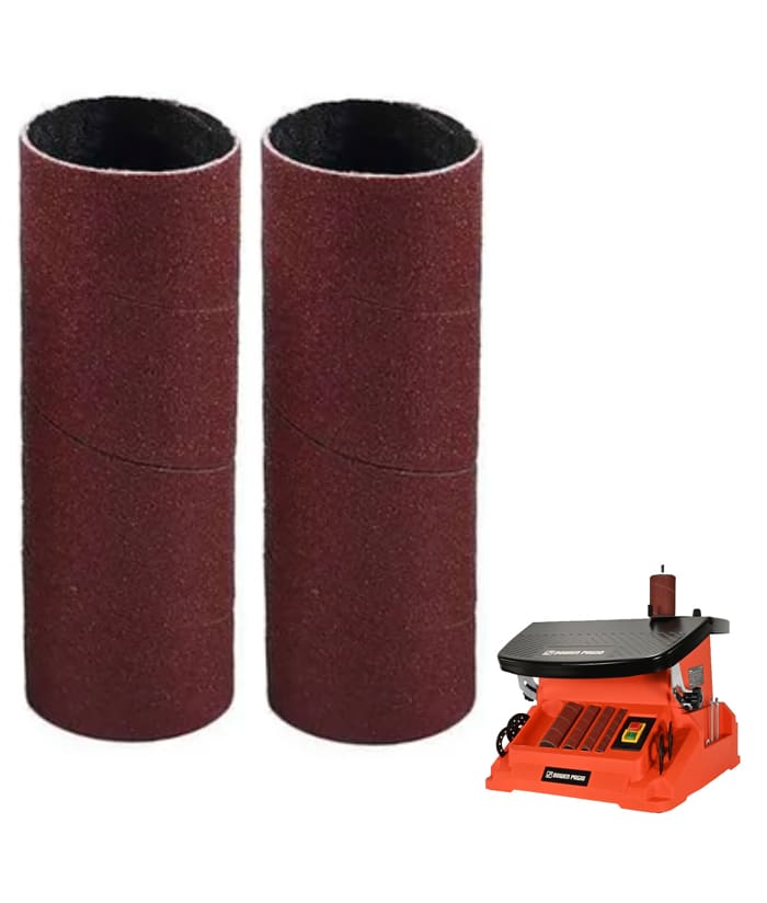 Juego Set Kit Lijas de Rodillo 1-1/2" Grano #80 #120 x 2 Unidades Para Lijadora Combinada 9992924 Dowen Pagio R99929078