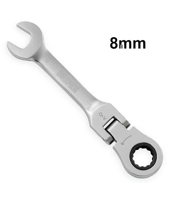 Llave Combinada con Crique 8mm Corta Articulada Bremen 6251