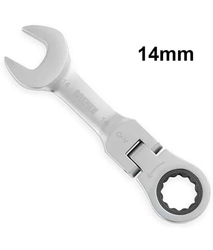 Llave Combinada con Crique 14mm Corta Articulada Bremen 6257