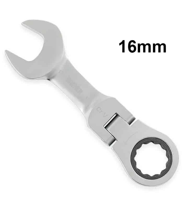 Llave Combinada con Crique 16mm Corta Articulada Bremen 6259