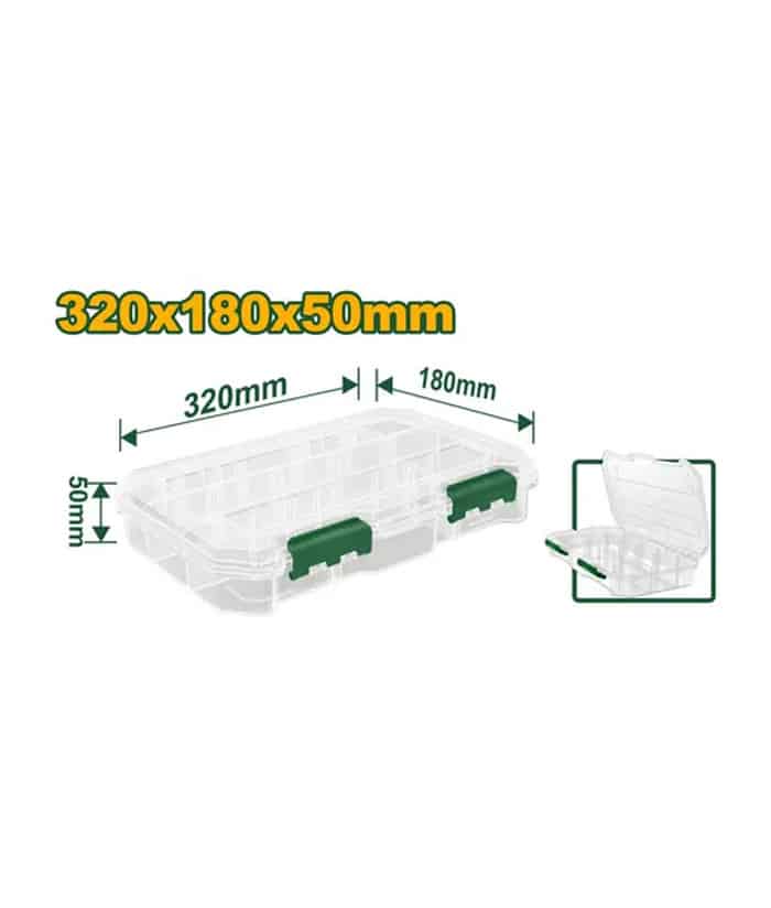 Organizador Modular Pack 4 Contenedores Organizadores Jadever Verde Amarillo JDTB8344 - Imagen 3