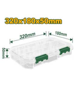 Maletín Organizador de Herramientas Transparente 320 x 180 x 50mm Jadever JDTB8342