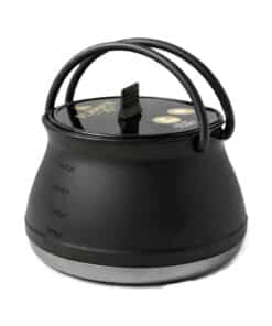 Pava Plegable Compacta de Silicona Con Tapa 1.2lts Color Negra Driven DS01-N