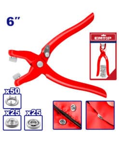 Pinza de Presión Para Broches 6" Emtop EMLH3602