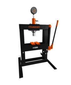 Prensa Hidráulica de Pie de Banco 10 Toneladas Black Series Lusqtoff Naranja/Negro PHL10-9