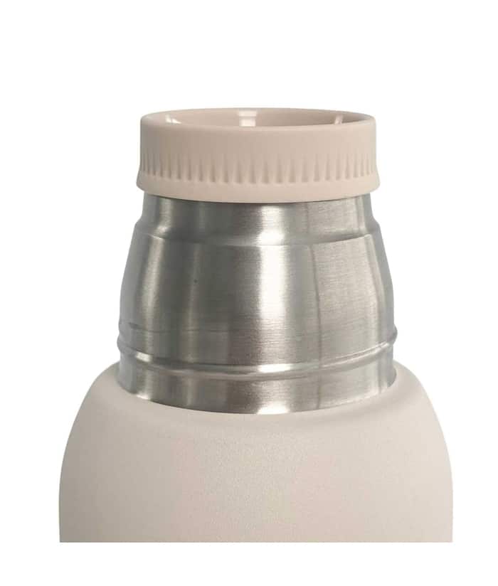Termo Acero Inoxidable 1.3lts Pico Cebador 360º Con Manija Color Arena Driven TD-1300/A - Imagen 3