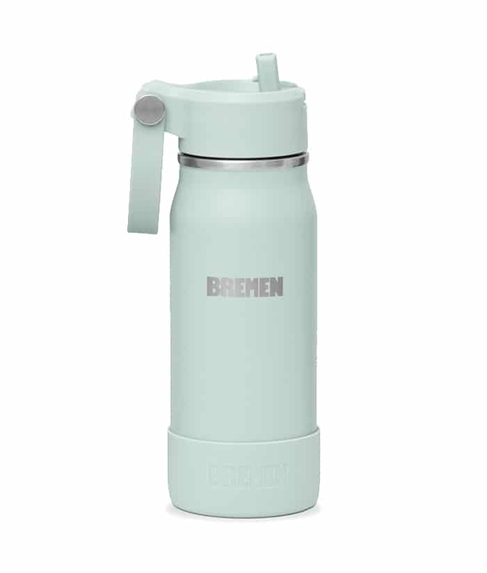 Termo Botella Térmica 600cc Pico Abatible Color Verde Agua Bremen 8617