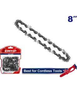Cadena Para Mini Motosierra a Batería Inalámbrica 8" Emtop ECCL5081