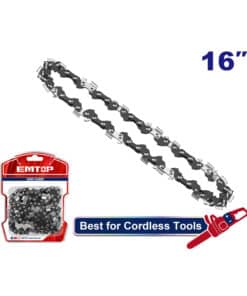 Cadena Para Mini Motosierra a Batería Inalámbrica 16" Emtop ECCL5163