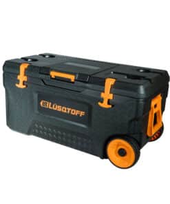 Conservadora Heladera 75 Litros Con Ruedas Lusqtoff Naranja/Negro LOD008
