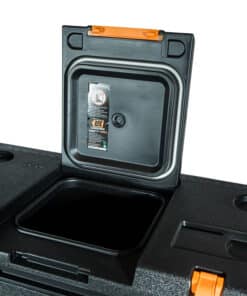 Alternative view of Conservadora Heladera 75 Litros Con Ruedas Lusqtoff Naranja/Negro LOD008