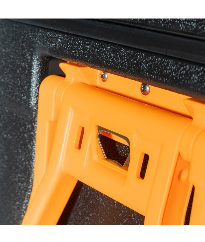 Conservadora Heladera 75 Litros Con Ruedas Lusqtoff Naranja/Negro LOD008 - Imagen 4