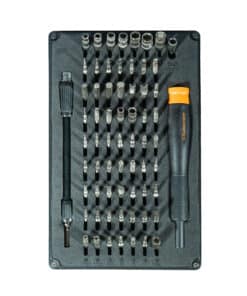 Juego Set Kit Destornillador de Precisión Porta Punta Imantada x 66pzs Lusqtoff L6930