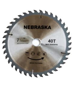 Disco de Corte Para Madera 7-1/4" 185mm 40 Dientes Nebraska NERDM18540