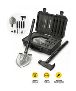 Alternative view of Juego Set Kit Supervivencia Pala 9 en 1 Multifunción Driven OD-0300