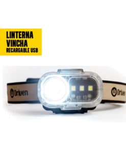Linterna Luz LED Frontal Vincha Minero de Cabeza Recargable USB Sensor de Movimiento Driven LD-0040