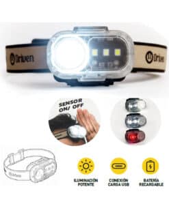Alternative view of Linterna Luz LED Frontal Vincha Minero de Cabeza Recargable USB Sensor de Movimiento Driven LD-0040