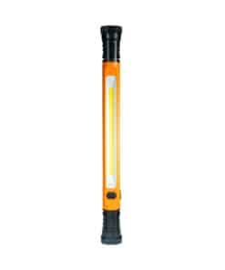 Linterna Luz LED Larga Rígida Recargable USB Imantada Multiposición Lusqtoff Naranja/Negro L7913