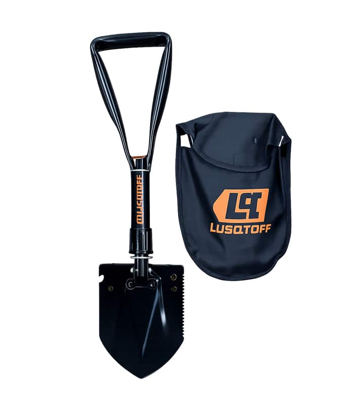 Pala Plegable 6 en 1 Con Funda Para Camping Lusqtoff LOD011