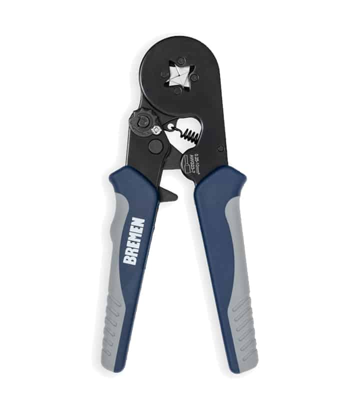 Pinza Crimpeadora Crimpadora Para Terminales TIFF AWG PES 0.25 a 10mm Bremen 8719