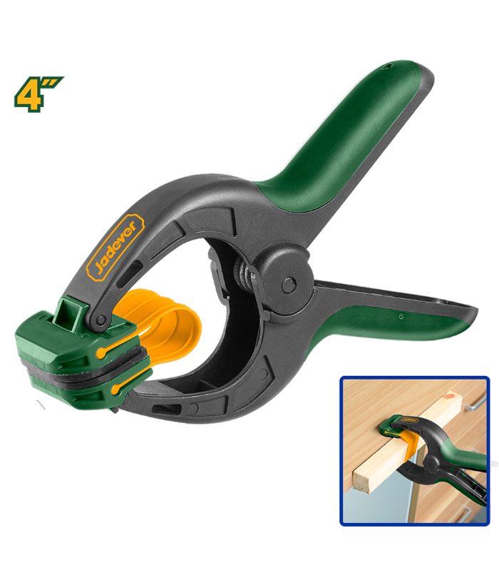 Prensa Pinza de Presión Manual 4" Con Tope Jadever JDCP5384