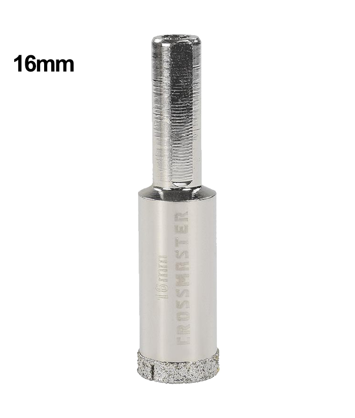 Sierra Copa Diamantada 16mm Vidrios Azulejos Cerámicos Granito Mármol Crossmaster 9971483