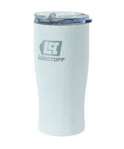 Vaso Térmico Cervecero Con Tapa 430ml Color Blanco Lusqtoff VCL430-8B