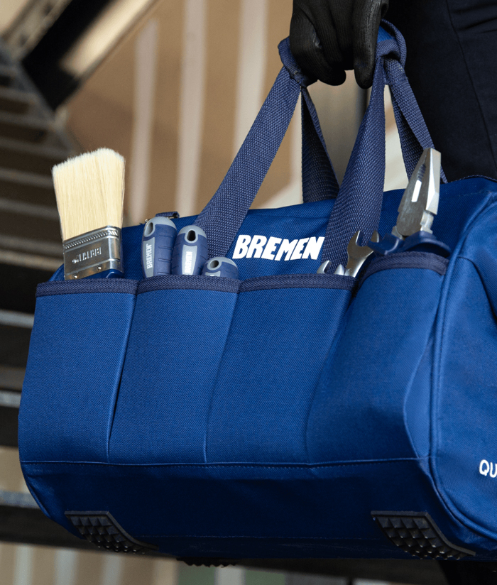 Bolso Porta Herramientas 16" Azul Bremen 8661 - Imagen 3
