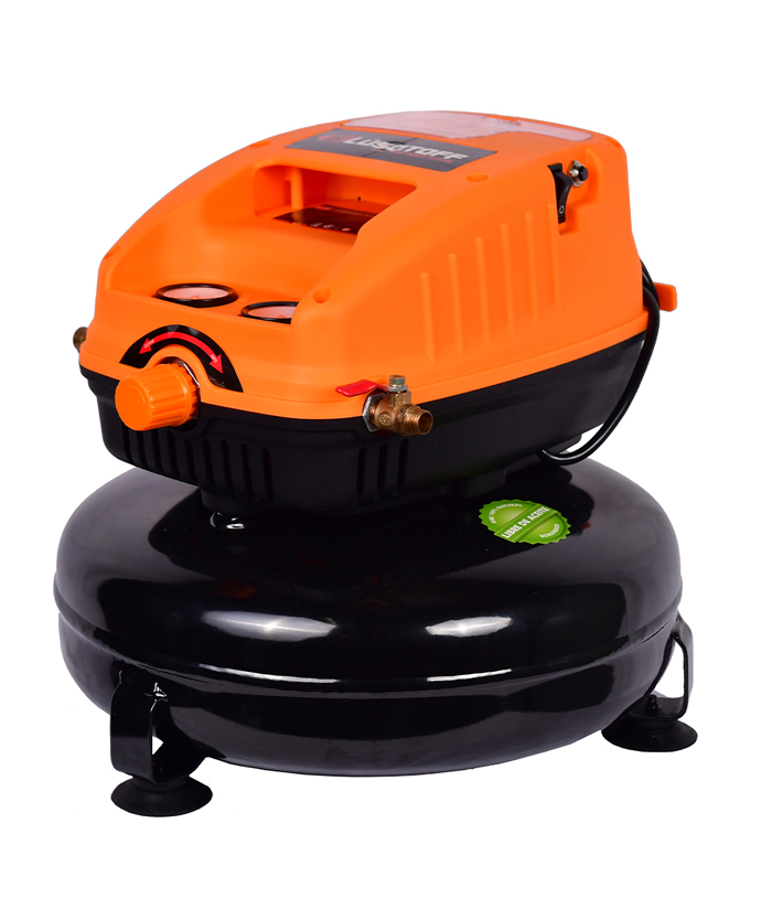 Mini Compresor de Aire Sin Aceite Silencioso 0.33Hp 12Lts Lusqtoff LC-826