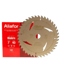 Disco Widia Sierra Circular 7" 180mm 40 Dientes Centro 5/8" Para Madera Aliafor TCT7-16-40